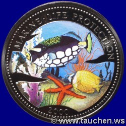 Congo 2000 5 Francs - Meeresleben - Marine Life Protection