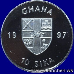 Ghana 1997 10 Sika - Meeresleben - Marine Life Protection