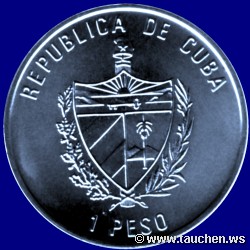 Republica del Cuba 2005 1 Peso Tropische Fische - Peces Tropicales