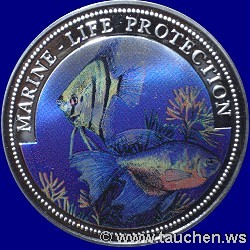 Liberia 1996 1 Dollar - Meeresleben - Marine Life Protection