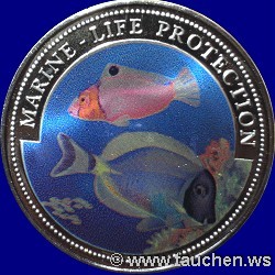 Liberia 1997 1 Dollar - Meeresleben - Marine Life Protection