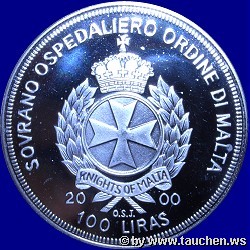 Malta 2000 100 Liras - Meeresleben - Marine Life Protection