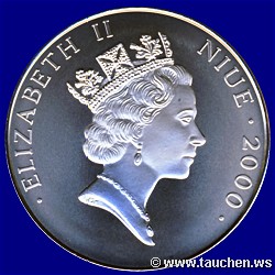 Niue 2000 1 Dollar - Meeresleben - Marine Life Protection