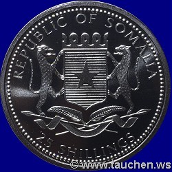 Somalia 2000 25 Shillings - Meeresleben - Marine Life Protection