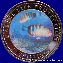 Somalia 2003 10 Shillings - Meeresleben - Marine Life Protection