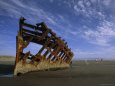 Shipwreck near Astoria, Oregon