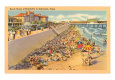 Beach Scene, Galveston, Texas