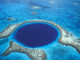 Aerial View of Blue Hole at Lighthouse Reef, Belize