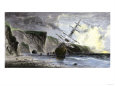 Henry Grinnell's Ship aground during the Search for the Lost Sir John Franklin Expedition, c.1853