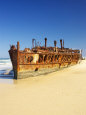 Wreck of the Maheno, Seventy Five Mile Beach, Fraser Island, Queensland, Australia